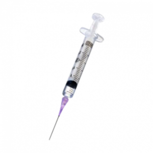 10 (TEN) 25G 3ml Syringe with Needle