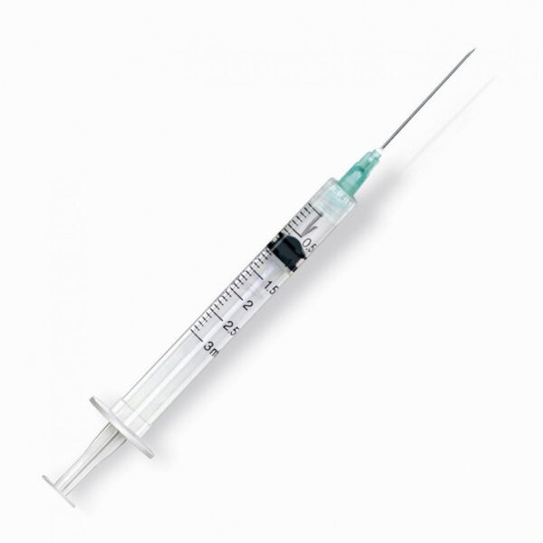 10 (TEN) 23G 3ml Syringe /with Needle
